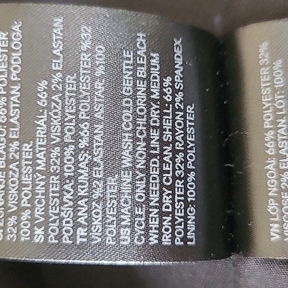 H&M Black and White Oversized Houndstooth Plaid Blazer - Size 8 - Picture 10 of 10